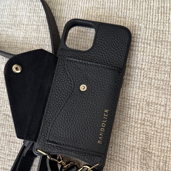 Bandolier Black Phone Case with Gold Accent ~ iPhone 13 - Picture 6 of 6